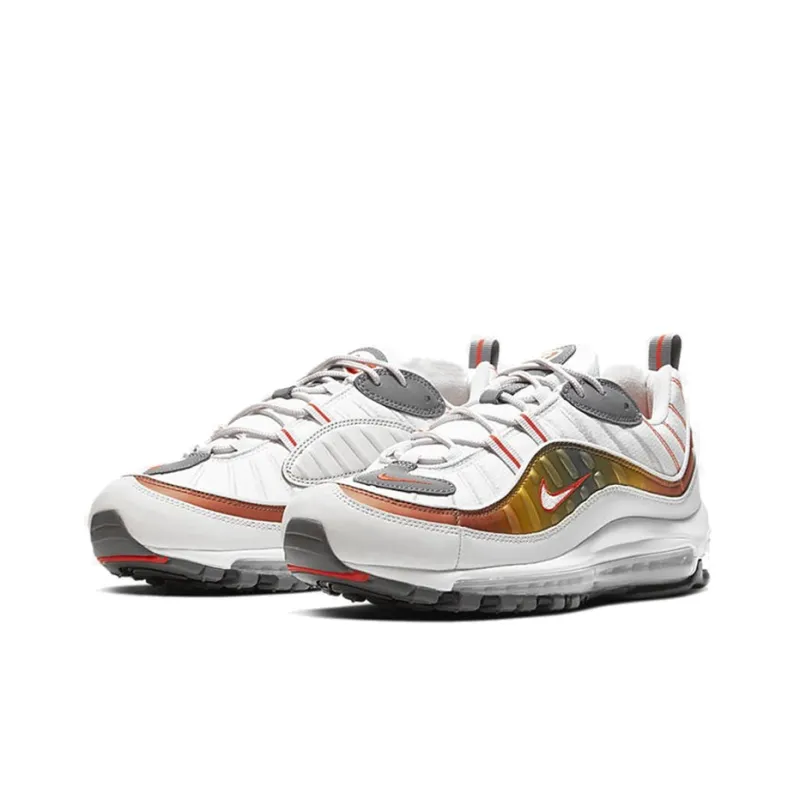 Nike Air Max 98 SE Vast Grey White Orange-2