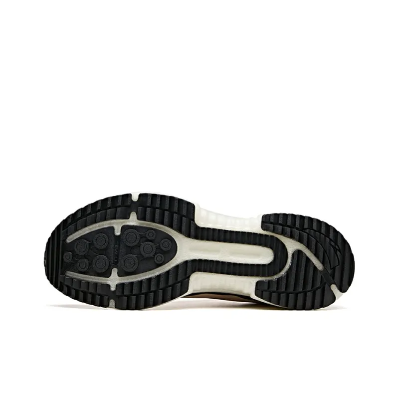 Anta Running Collection Bubble Low-Top Running Shoes Men's Oatmeal Gray Black-5