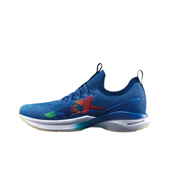 XTEP Swift 160X Shock Absorbers With Slip Resistant Features Low Top Running Shoes Men's Blue Red
