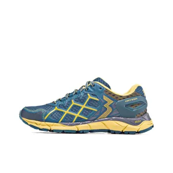 361° Ortega Slip-Resistant Low-Top Running Shoes Women's Yellow Blue