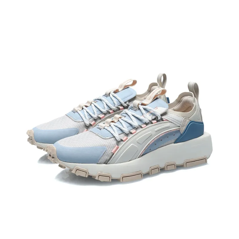 LiNing Chasing The Light Low Top Running Shoes Women's Blue Gray-2
