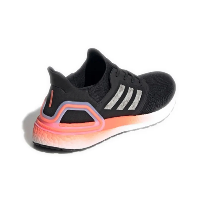 Adidas Ultra Boost 20 Core Black Signal Coral-2