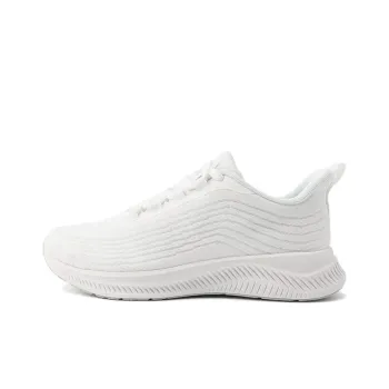 Kappa Anti Slip Wear Resistant Low Top Running Shoes Unisex White