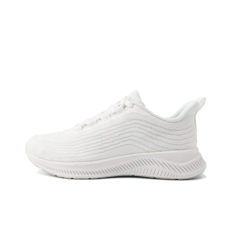 Kappa Anti Slip Wear Resistant Low Top Running Shoes Unisex White-0