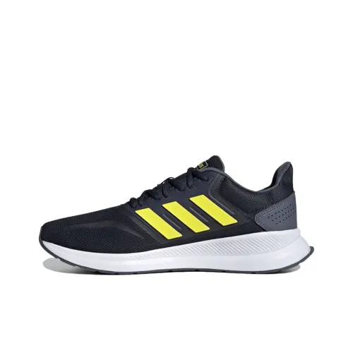 Adidas Neo Runfalcon 1.0 Running Shoes Men Low-Top Black/White/Yellow