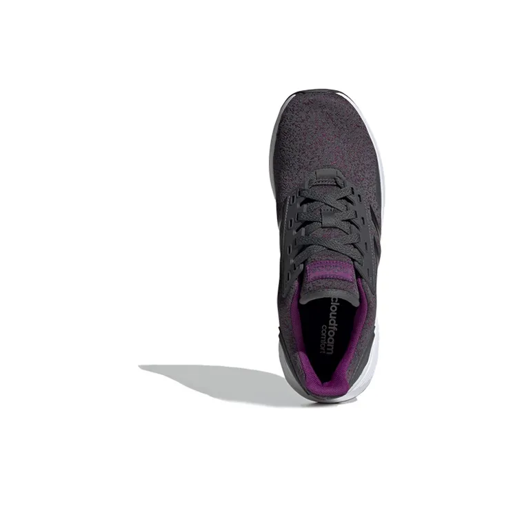 Adidas DURAMO 9 Slip-Resistant Low-Top Running Shoes Women's Purple Black White-4