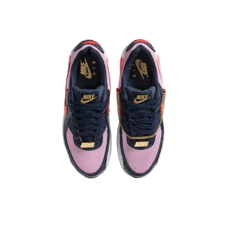 Nike Air Max 90 Cuban Link Obsidian Pink Women's-2