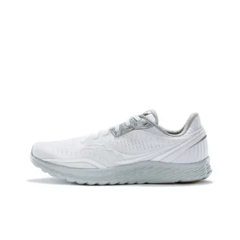 Saucony Kinvara Elite Bloom 11 Low-Top Running Shoes Men's White Gray