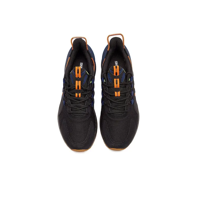 361° QU!KFOAM Cushioned Anti Slip And Wear Resistant Lightweight Low Top Running Shoes Men's Black-2