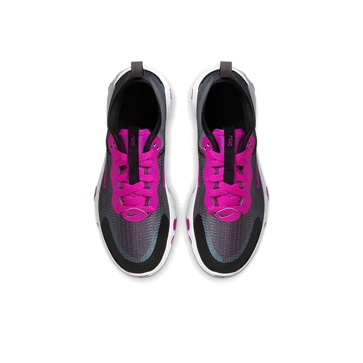 Nike Renew Lucent Anti-Slip Wear-Resistant Lightweight Breathable Low-Top Running Shoes GS Black Purple-3
