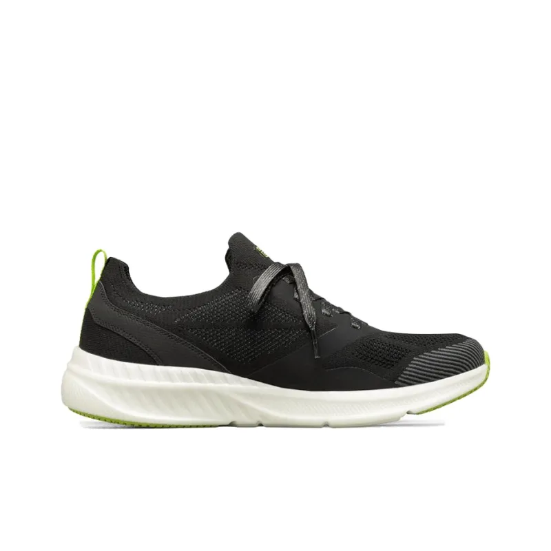 Skechers Go Run Hyper Burst Running Shoes Men Low Top Black/White/Lemon-1