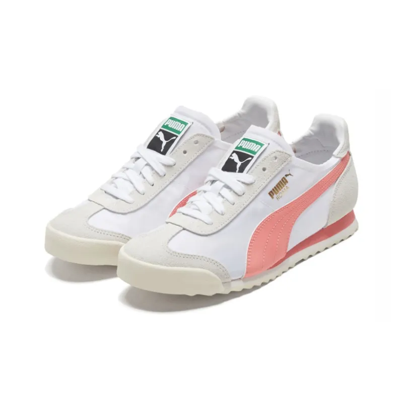 PUMA Roma Og Nylon White Pink-2