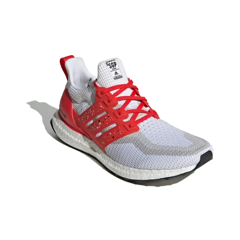 Adidas UltraBoost Dna Cty Singapore 'Cloud White Solar Red'-2