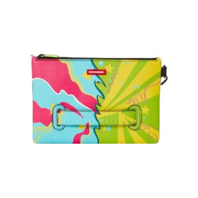 SPRAYGROUND PVC Wallets Clutches Women's Green-3