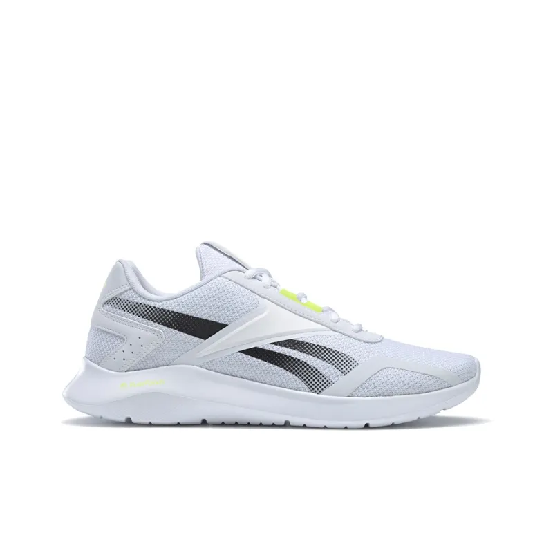Reebok Energylux 2.0 Cushioned Slip-Resistant Low-Top Running Shoes Unisex White Black-1