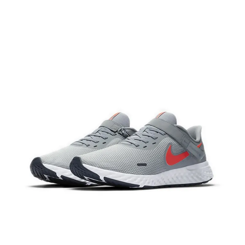 Nike Revolution 5 FlyEase 'Grey Red'-2