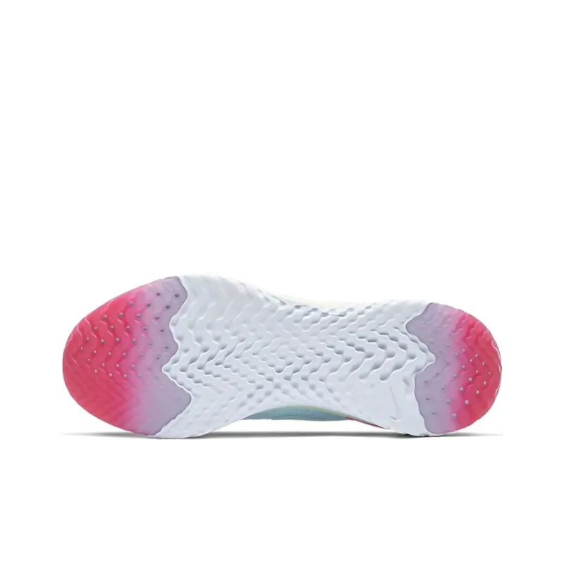 Nike Epic React Flyknit 2 Hydrogen Blue Sapphire Hyper Pink Women's-5