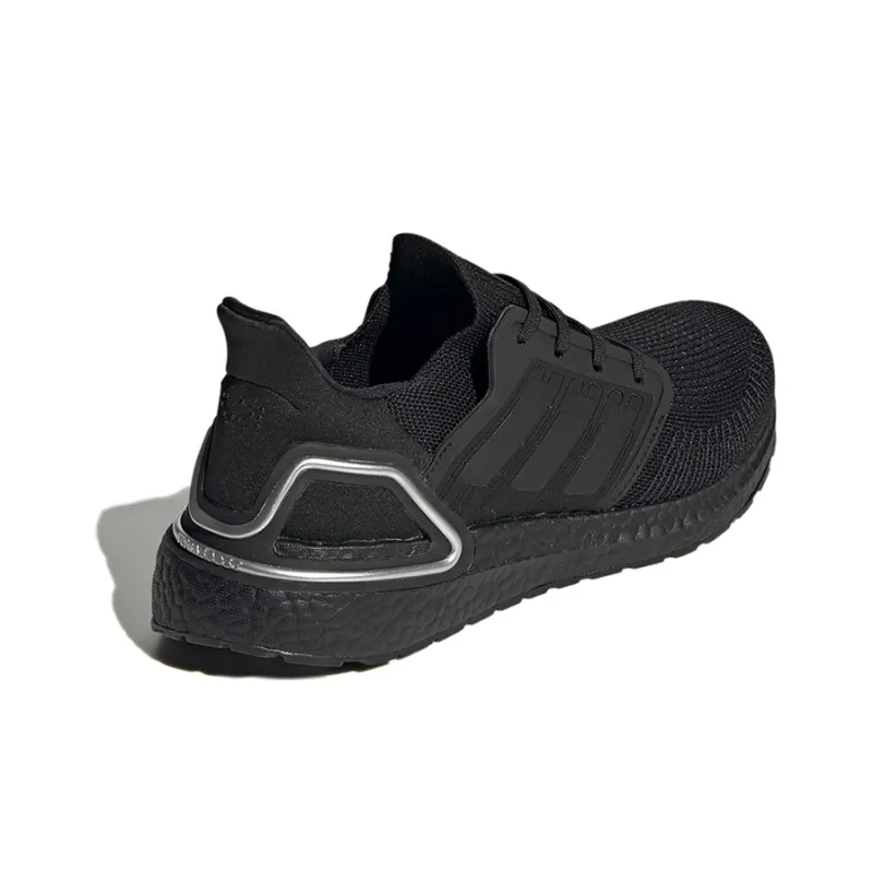 Adidas Ultra Boost 20 Core Black Silver Metallic-3