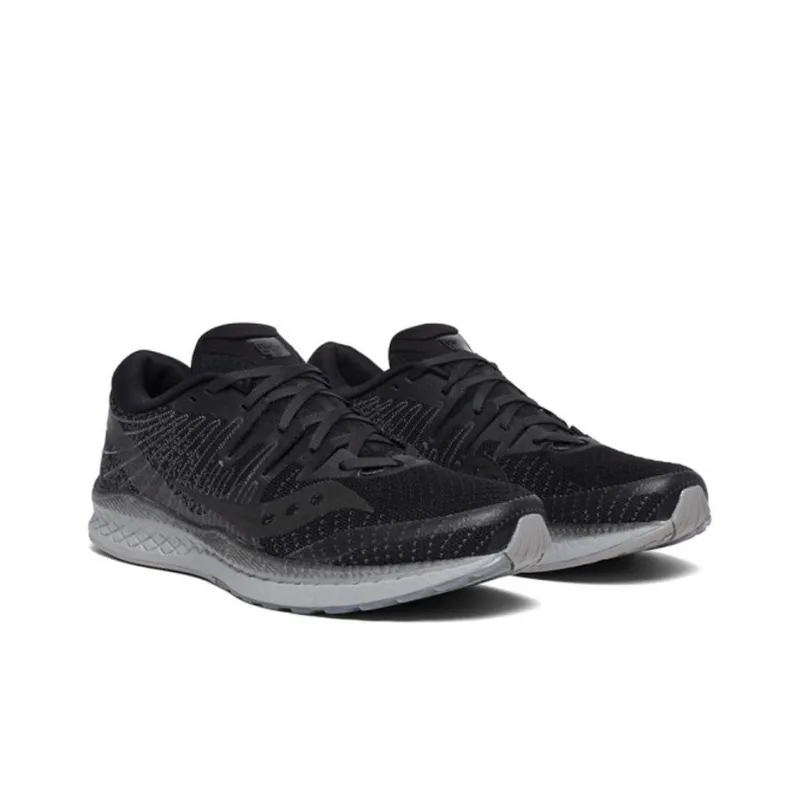 Saucony Liberty ISO 2 Low-Top Running Shoes Men's Black Gray-2