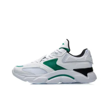 LiNing Li Ning Running Collection Durable Breathable Low Top Running Shoes Men's White