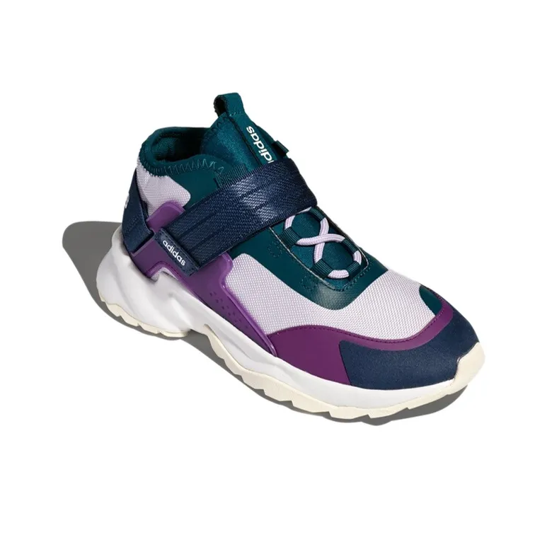 Adidas Neo 20 20 FX Breathable Low Top Marathon Running Shoes Women's Blue Purple-2