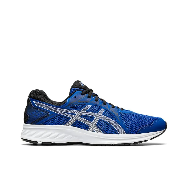 Asics Jolt 2 Slip Resistant, Abrasion Resistant, Breathable Low Top Shoes Men's Blue Silver-1