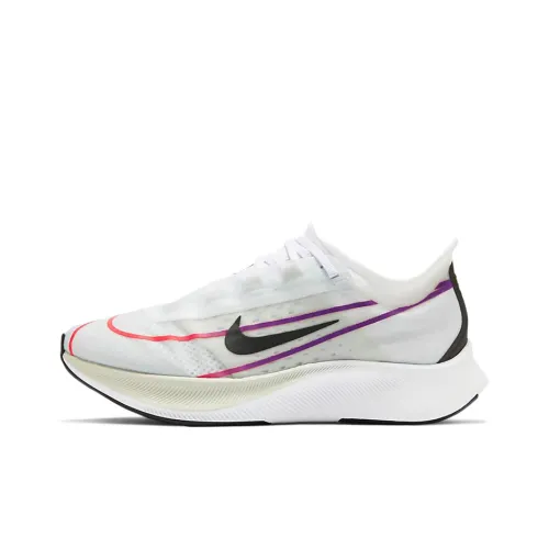 Nike Zoom Fly 3 White Violet Crimson Women's