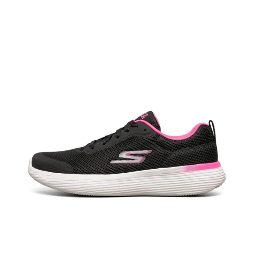 Skechers Go Run 400 V2 Running Shoes Women's Low-Top Black/White/Pink