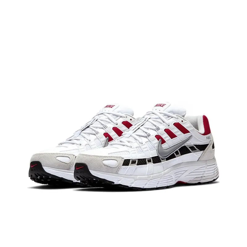 Nike P 6000 White University Red-2