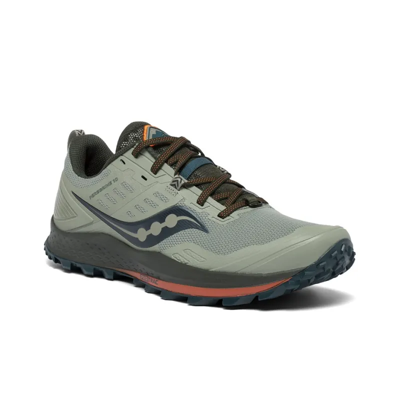 Saucony Shock Absorbers Slip Resistant, Abrasion Resistant, Lightweight Low Top Casual Running Shoes Men's Gray Orange-4