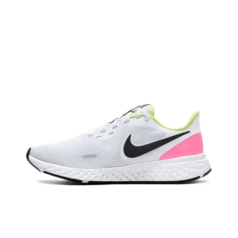 Nike Revolution 5 White/Pink/Green Women's-0
