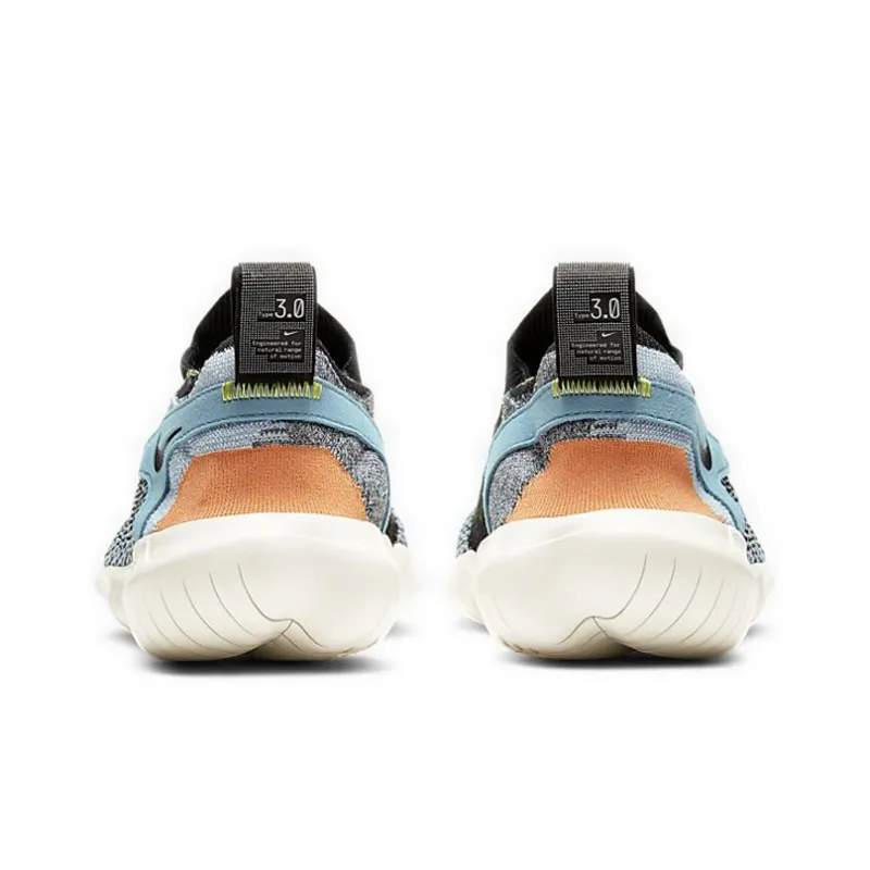 Nike Free Rn Flyknit 3 2020 Light Armory Blue-3