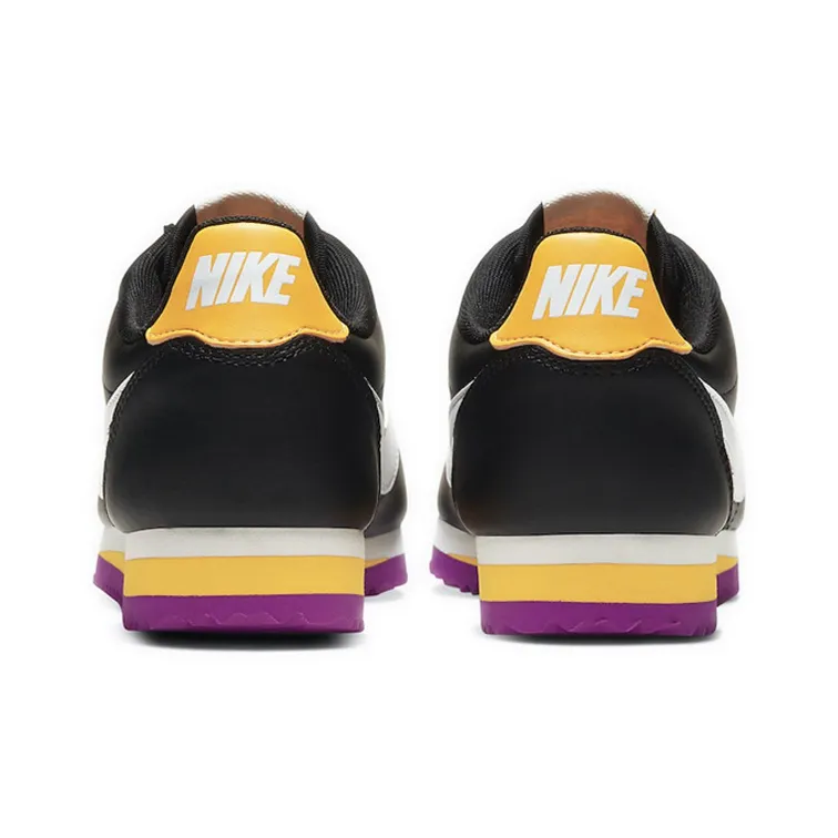Nike Classic Cortez Black Laser Orange Vivid Purple Women's-3
