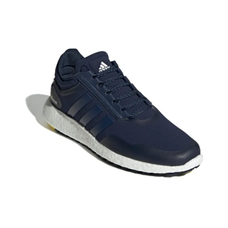 Adidas Rocket Boost Cushioning Low-Top Marathon Running Shoes Men's Navy Blue Yellow-1