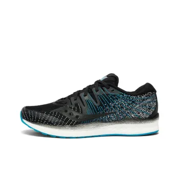 Saucony Liberty ISO 2 Low-Top Running Shoes Men's Black Blue