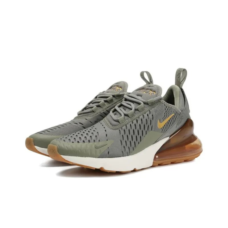 Nike Air Max 270 Dark Stucco Metallic Gold Women's-1