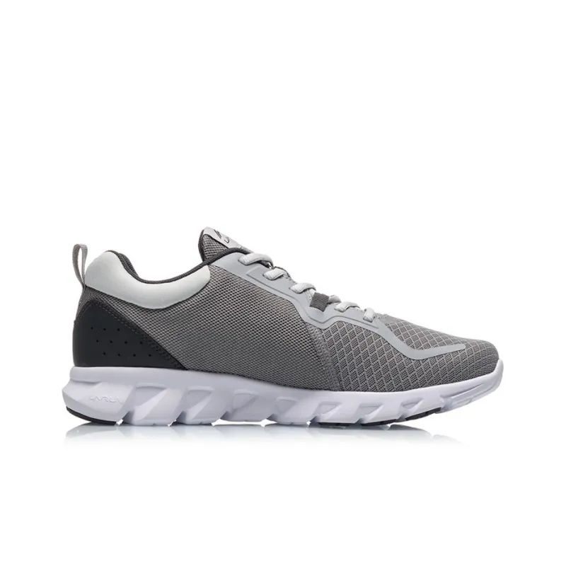 LiNing Move With Your Heart Cushioning, Wear Resistant Low Top Running Shoes Men's Stone Gray-1