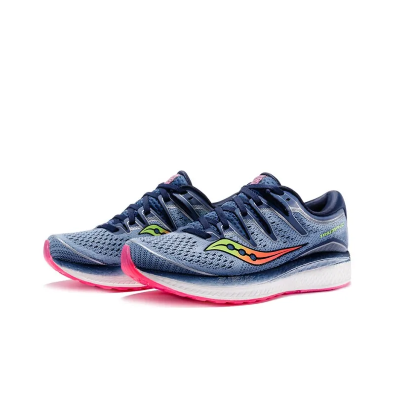 Saucony Triumph Iso5 Cushioned Slip-Resistant Breathable Lightweight Low-Top Running Shoes Women's-2