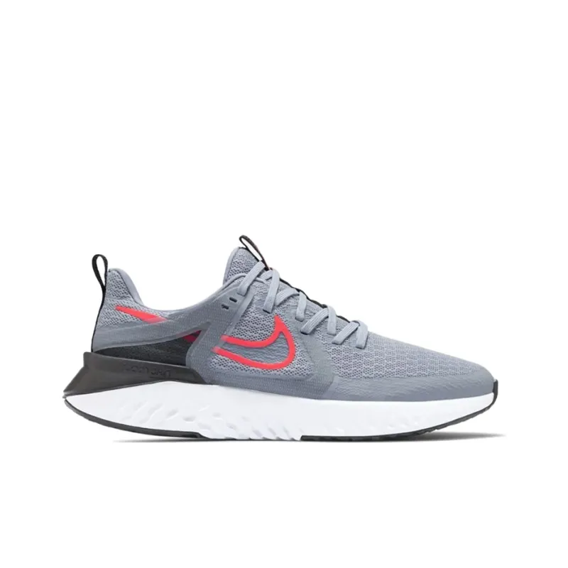 Nike Legend React 2 Obsidian Mist Laser Crimson-1