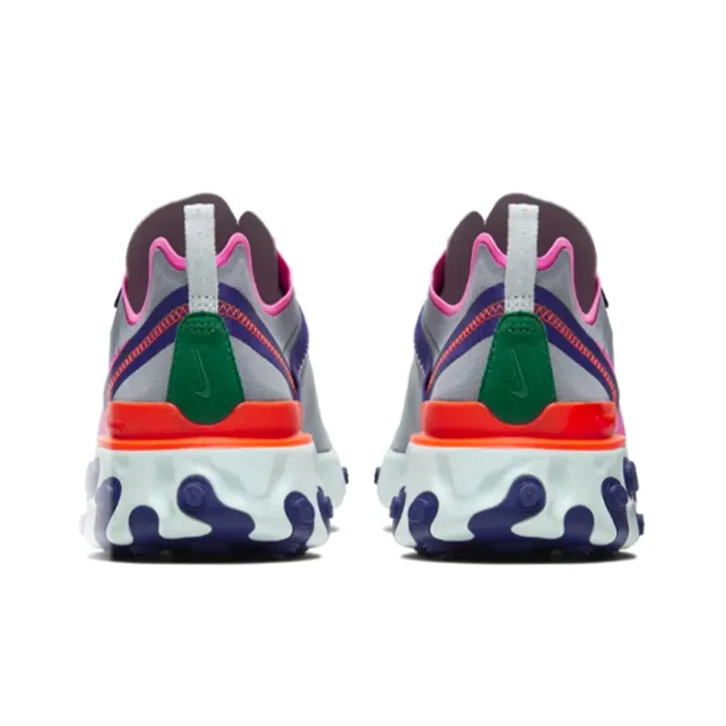 Nike React Element 55 Wolf Grey Multi Color Women's-4