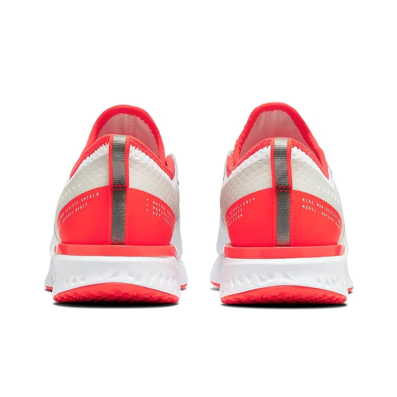 Nike Odyssey React 2 Shield White Laser Crimson Women's-4