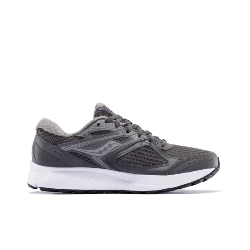 Saucony Cohesion 13 Low Top Running Shoes Men's Dark Gray Yellow-1