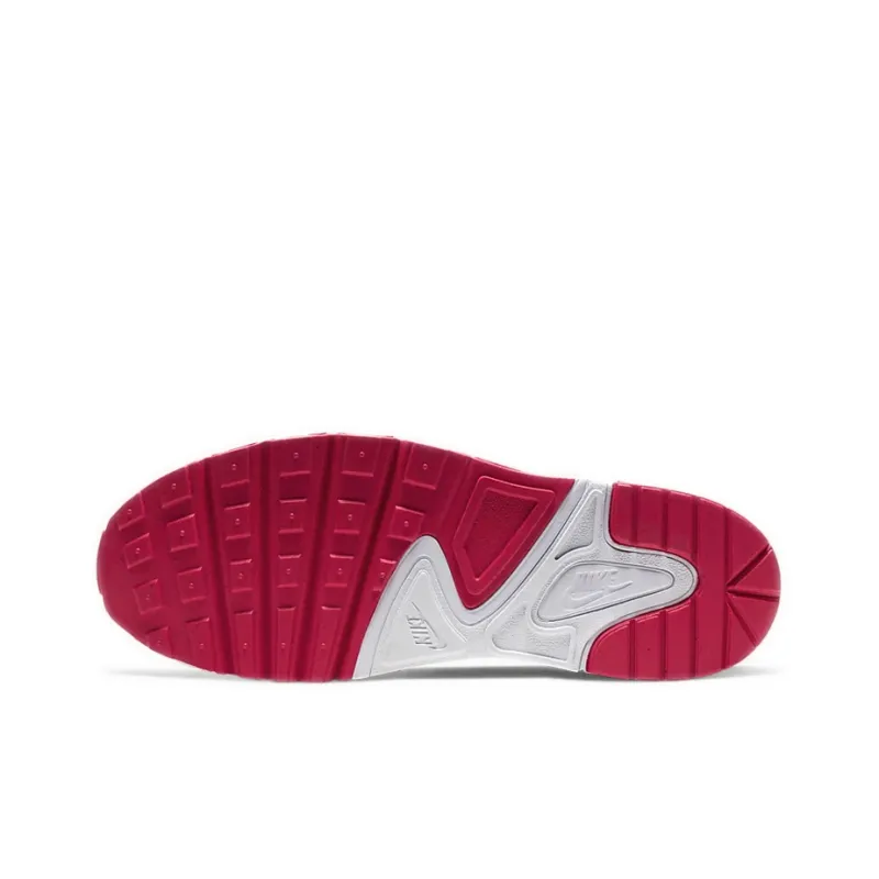 Nike Atsuma Cushioning Breathable Wear-Resistant Slip-Resistant Low-Top Running Shoes Men's White Red-5