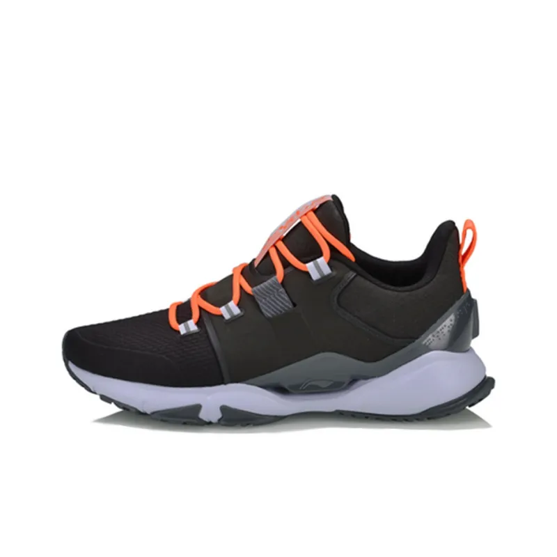 LiNing Crazy Run X Shock Absorbers Rebound Low Top Running Shoes Women's Standard Black-0