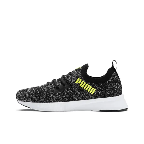 PUMA Flyer Running Shoes Men Low-Top White/Gray/Black/Yellow