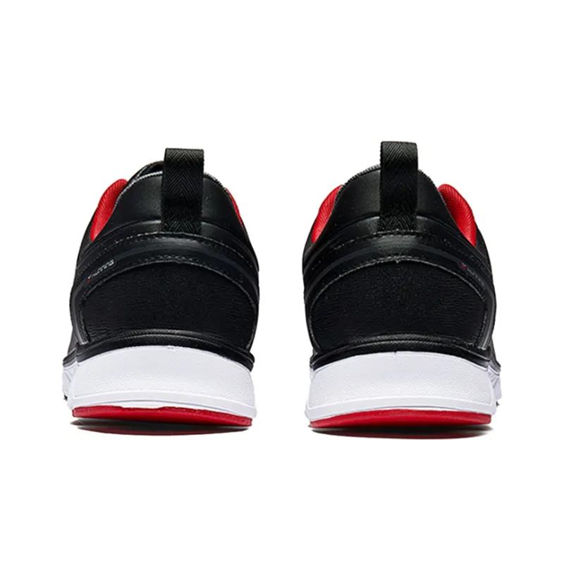 XTEP Blade Low Top Running Shoes Men's Black Red-3