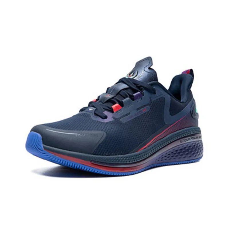SHENGDOUSHIXINGSHI x 361° Glacier Low Top Running Shoes Men's Blue Purple-2