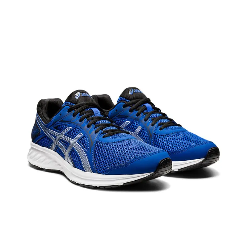 Asics Jolt 2 Slip Resistant, Abrasion Resistant, Breathable Low Top Shoes Men's Blue Silver-2