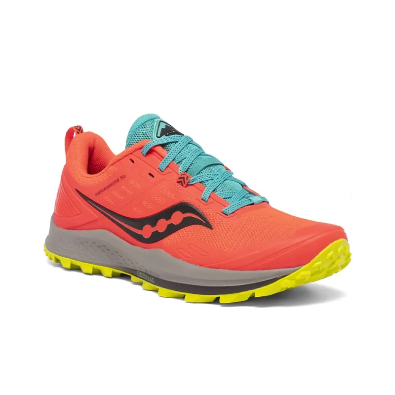 Saucony Slip-Resistant Cushioning Wear-Resistant Lightweight Low-Top Running Shoes Men's Orange Red-2