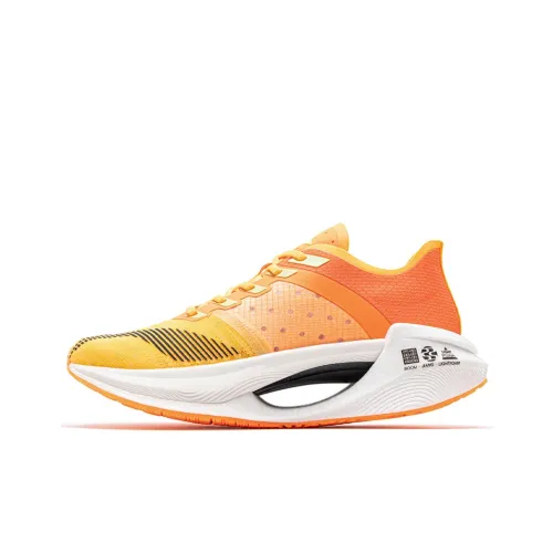LINING Jueying Essential Running Shoes Men Low Top Neon Honey Orange